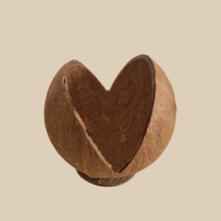 Thenga Coconut Shell Tissue Holder | Handmade Wooden Tissue Holder (Set of 1)