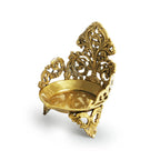 Handcarved Legs Brass Diya
