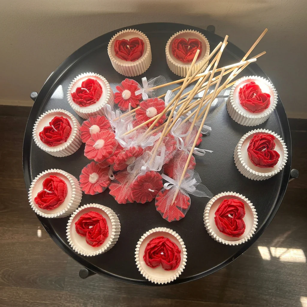 Rose Candles